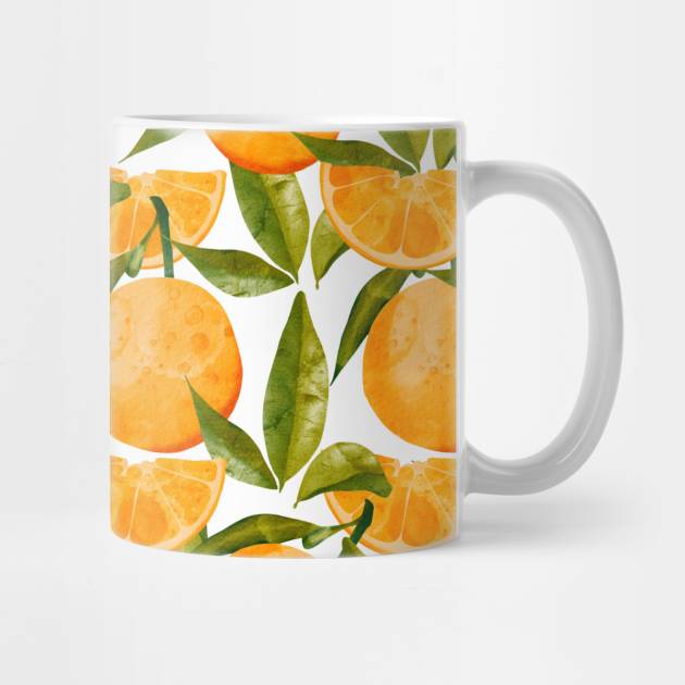 orange pattern by MutchiDesign